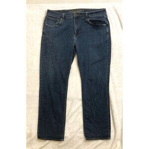 American Eagle 34x32 Original Straight Leg Jeans Retro Active Flex Mid Rise